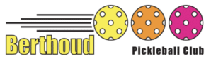 berthoud pickleball club logo